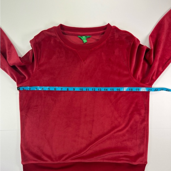 Dip Sleepwear Velvet Sweater - red, XL - Picture 7 of 8
